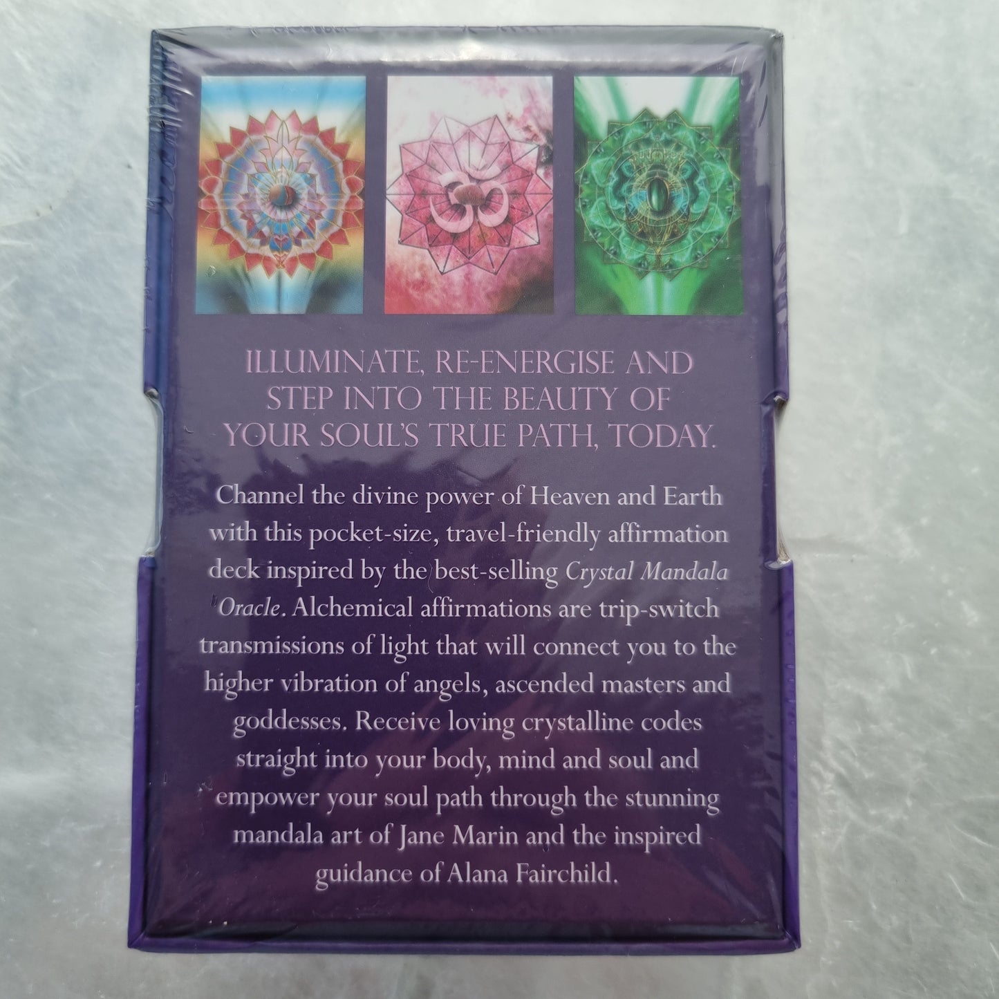 Crystal mandala activation cards