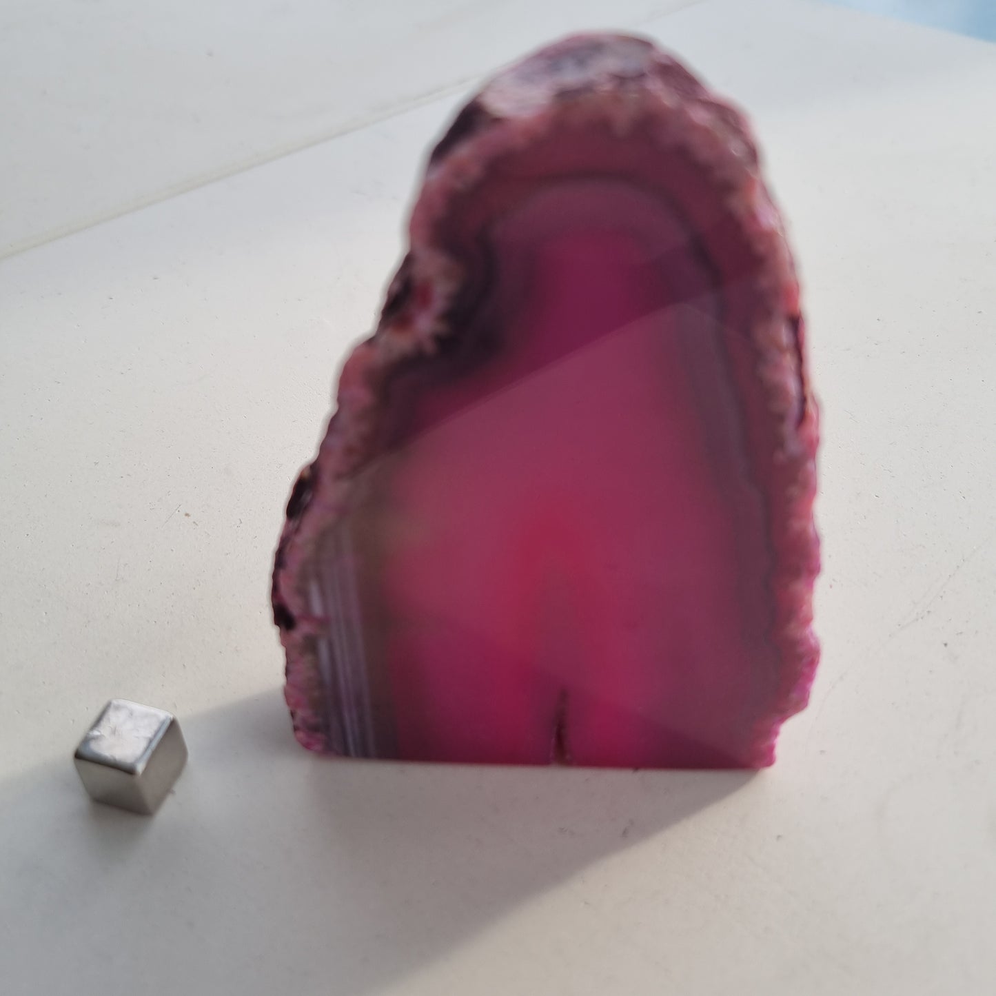 Agat Geode Pink