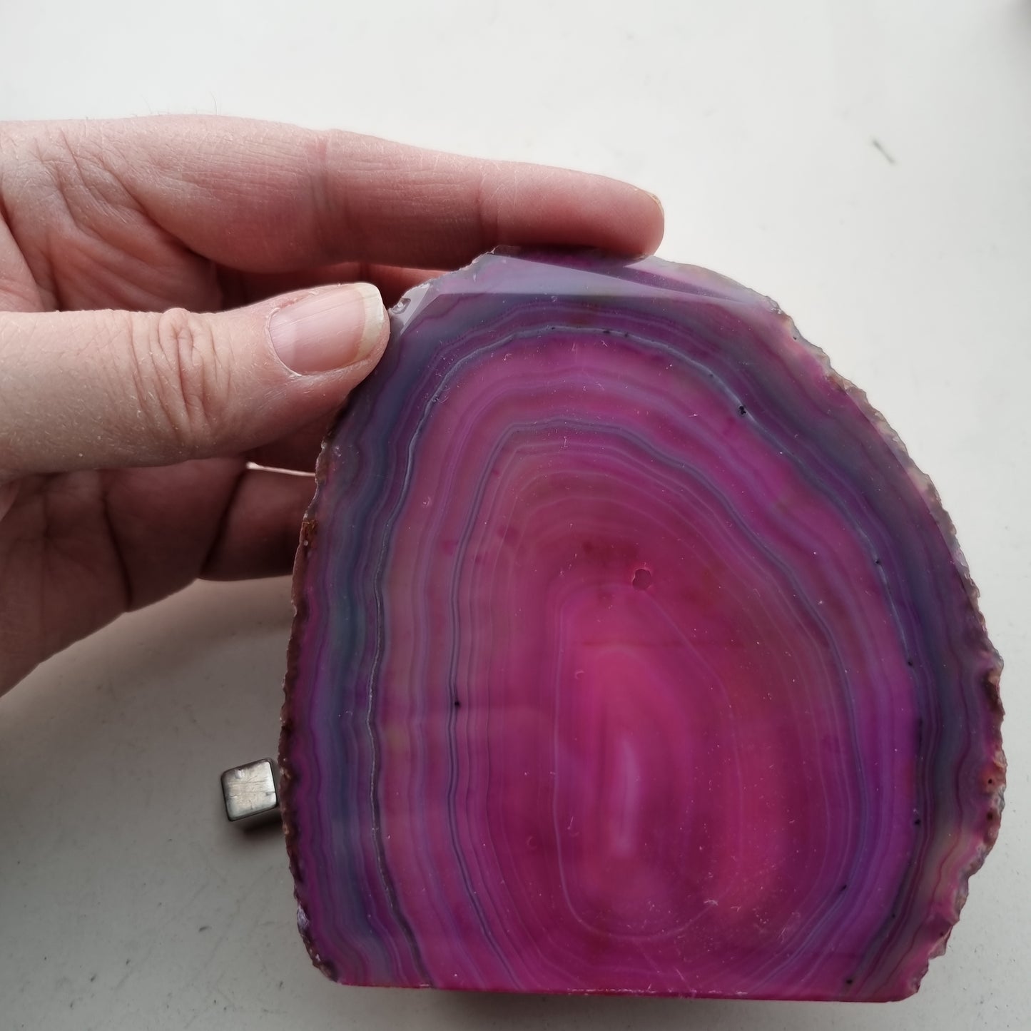 Agat Geode Pink