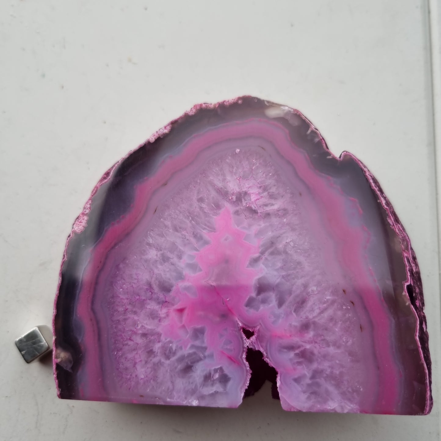 Agat Geode Pink