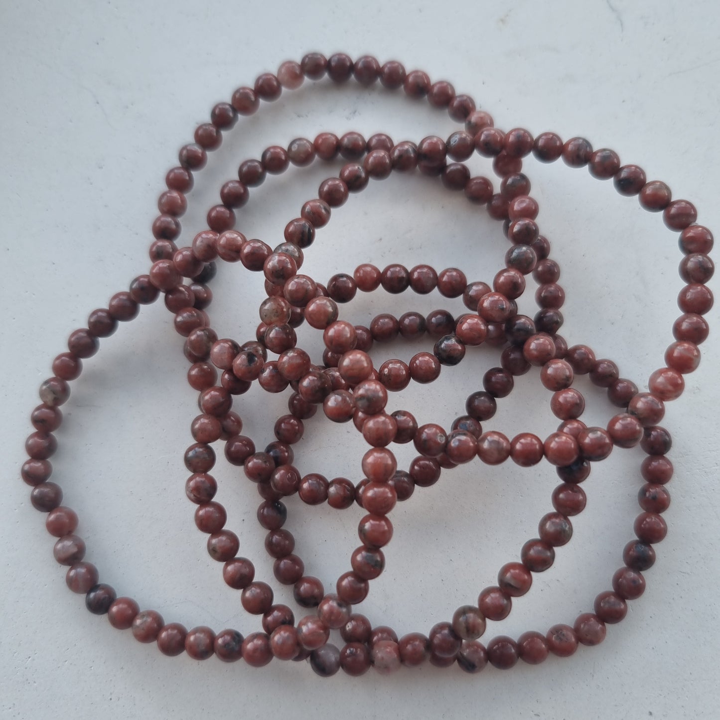 Armbånd Jaspis rød