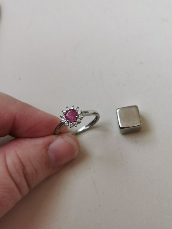Turmalin Pink ring
