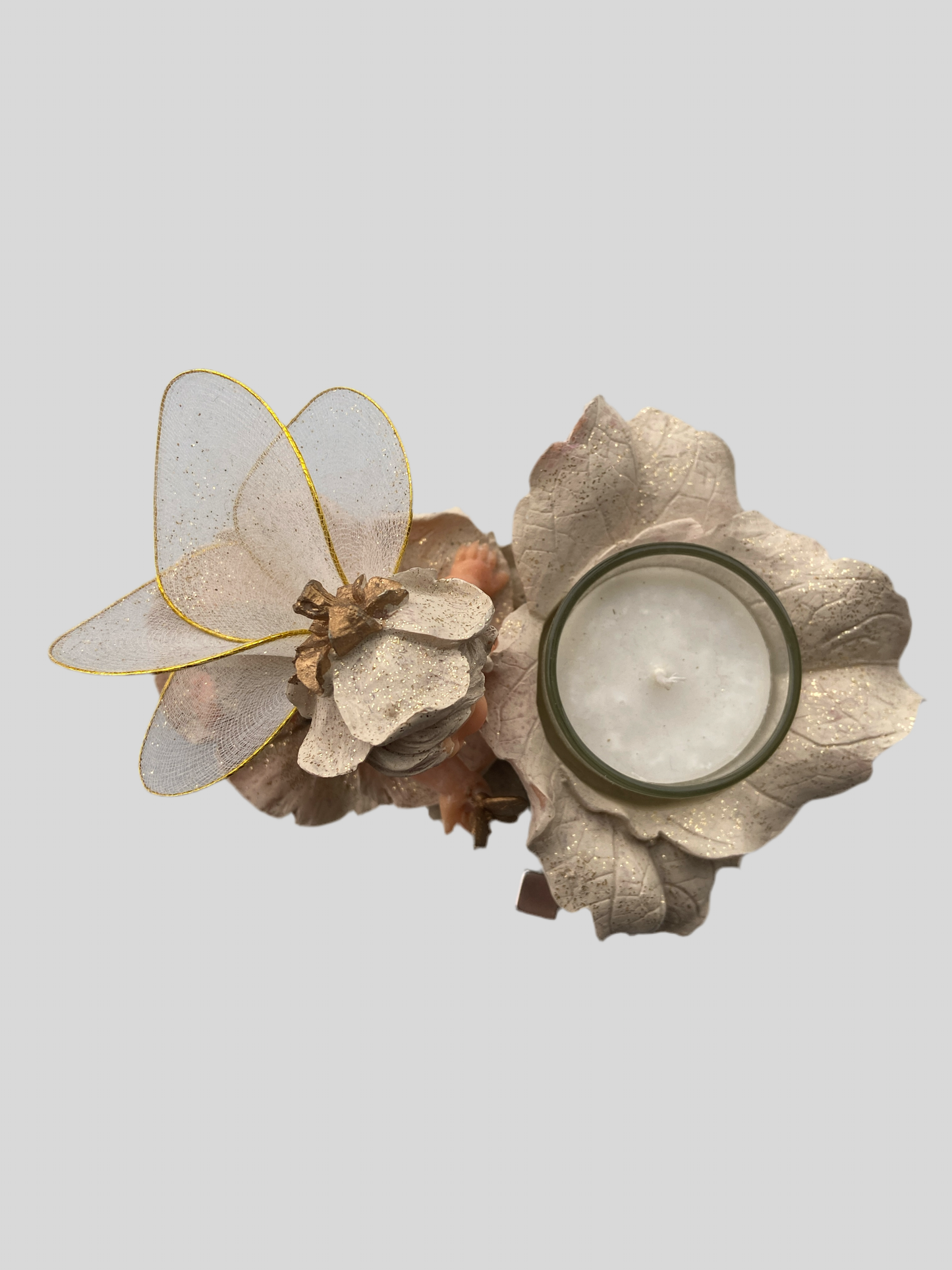 Alf / fe i keramik med lys