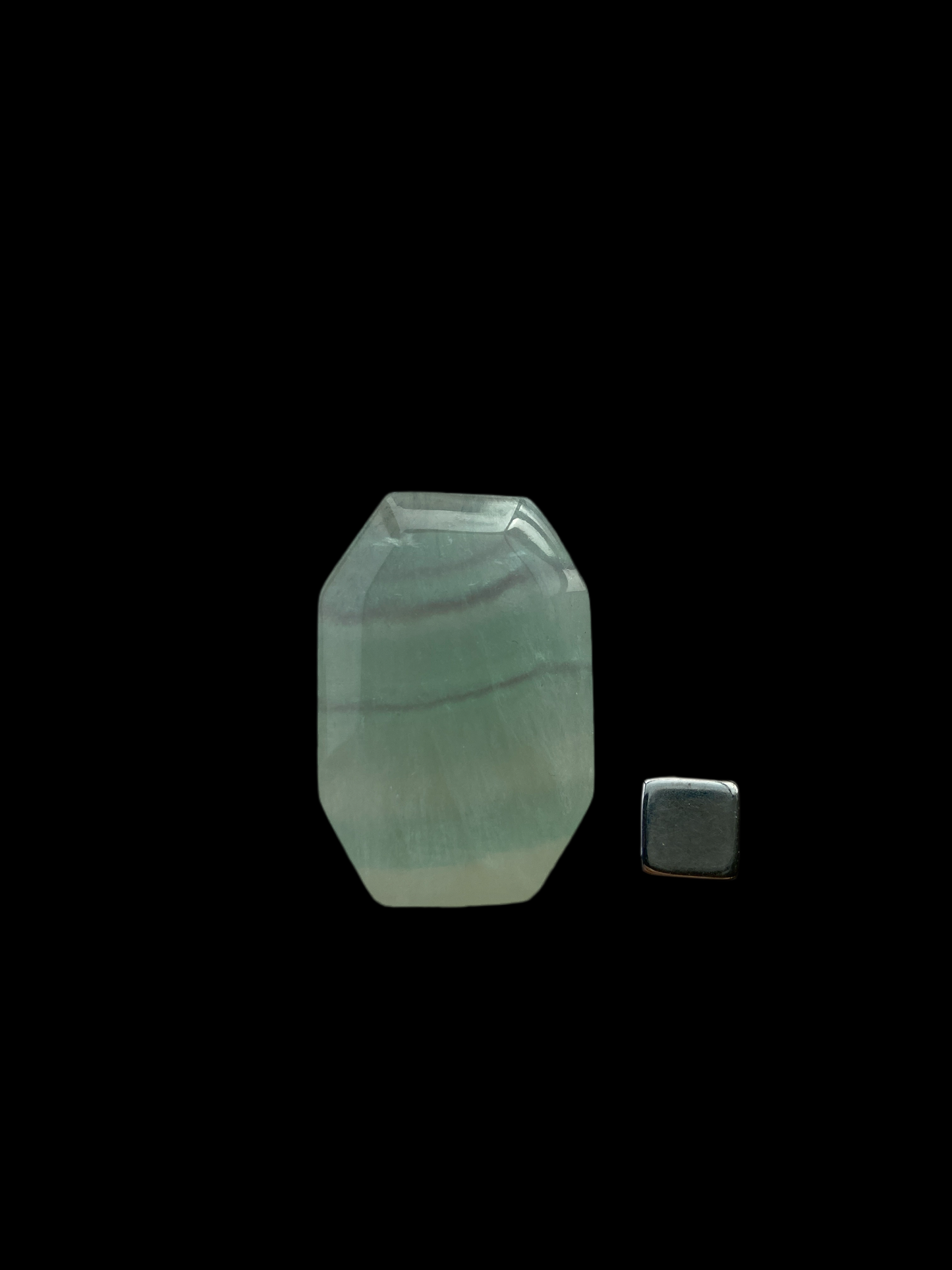 Fluorit Grøn ottekantet