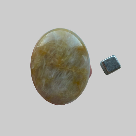 Golden Healer palmstone