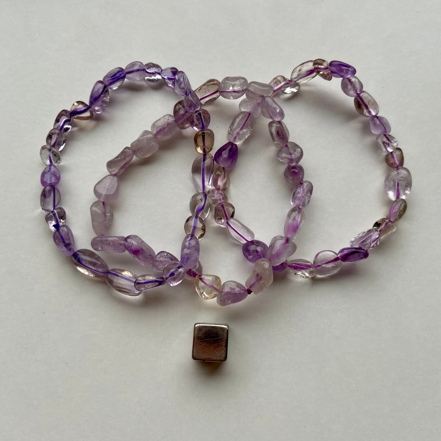 Armbånd Ametyst lys