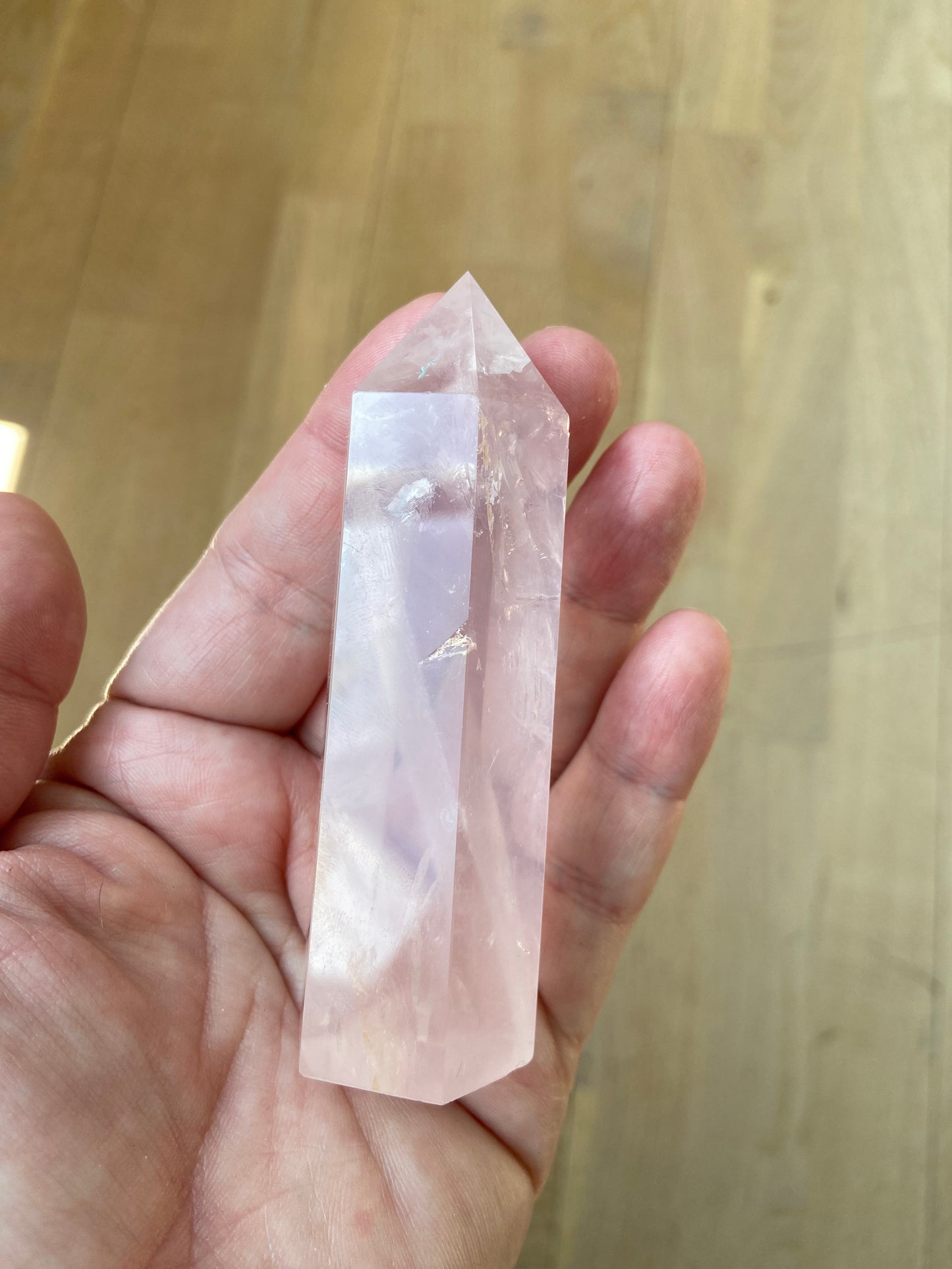 Rosakvarts tårn 9,5 cm