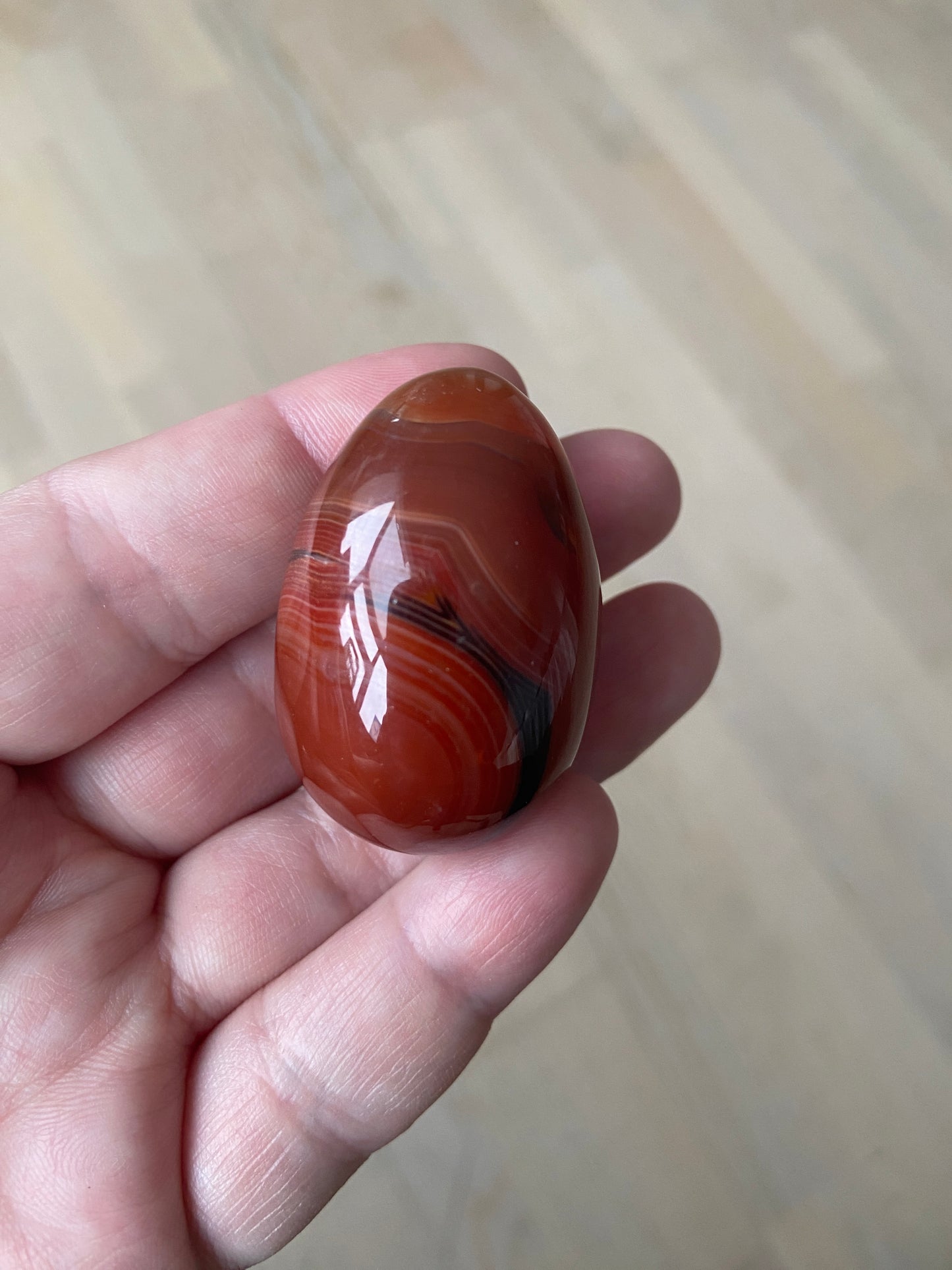 Agat Karneol æg