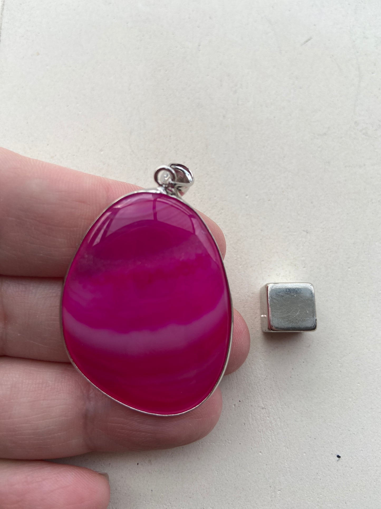 Agat Pink Vedhæng