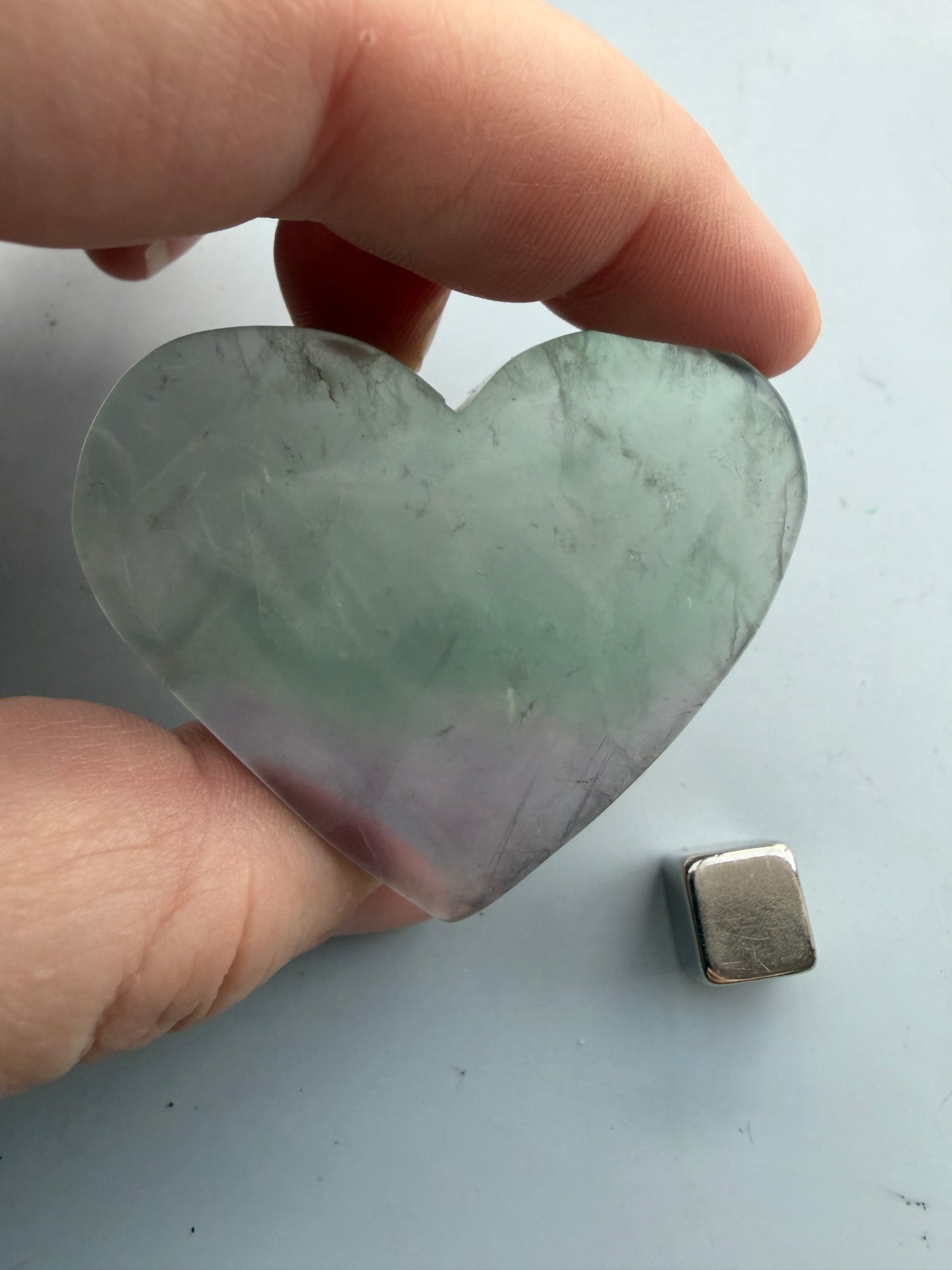 Fluorit grøn hjerte