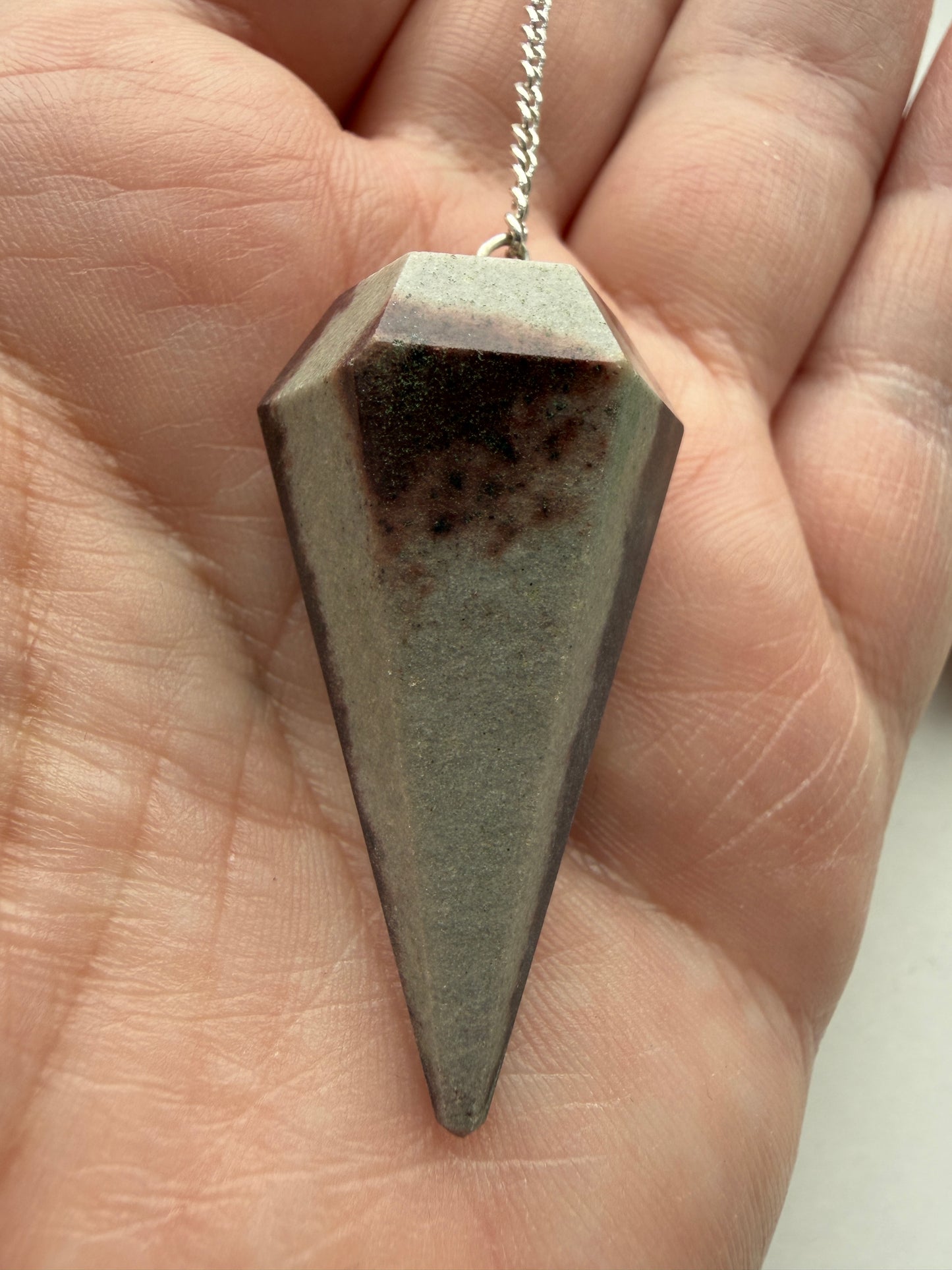 Jaspis Cappucino Pendul