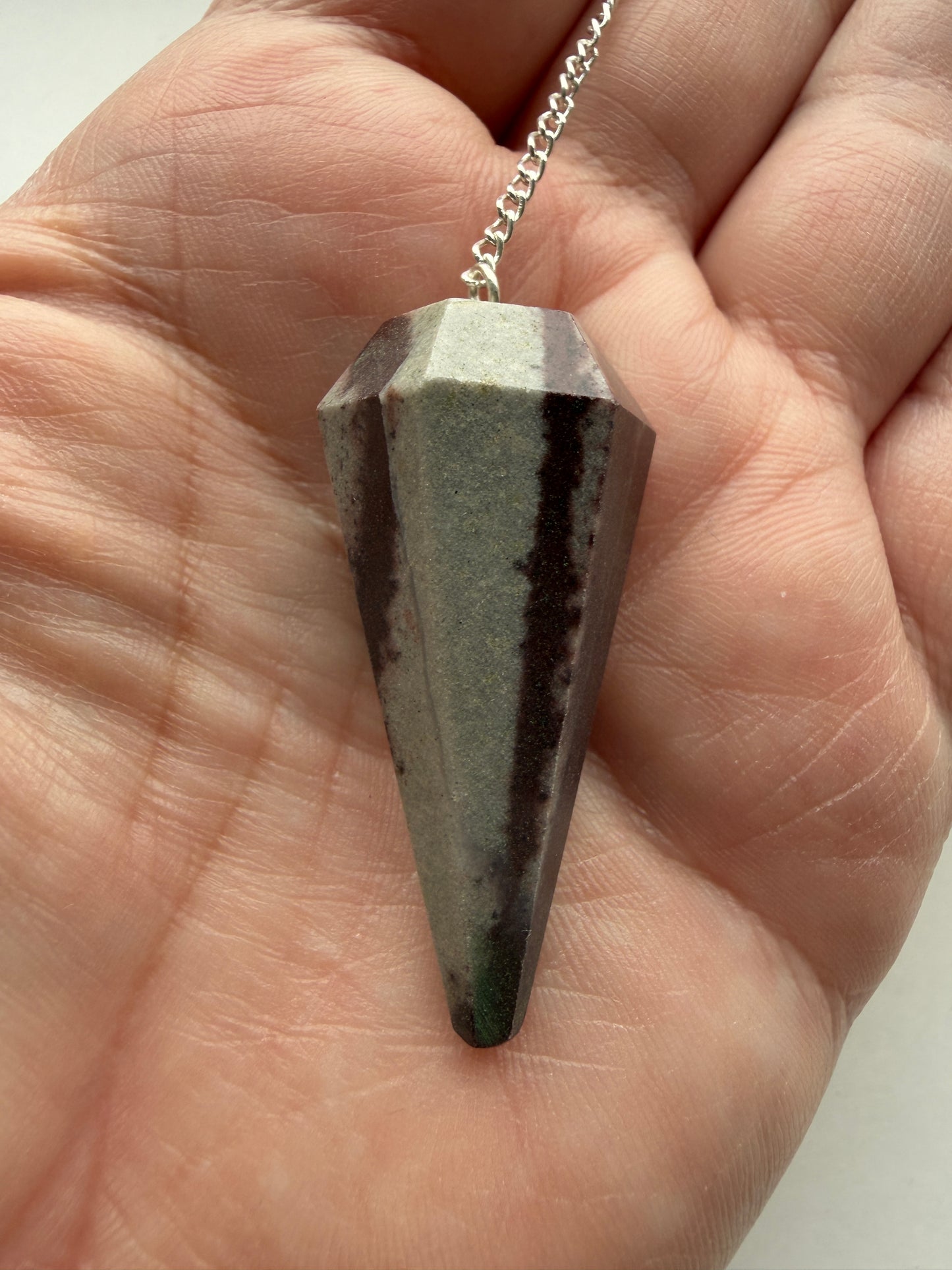 Jaspis Cappucino Pendul