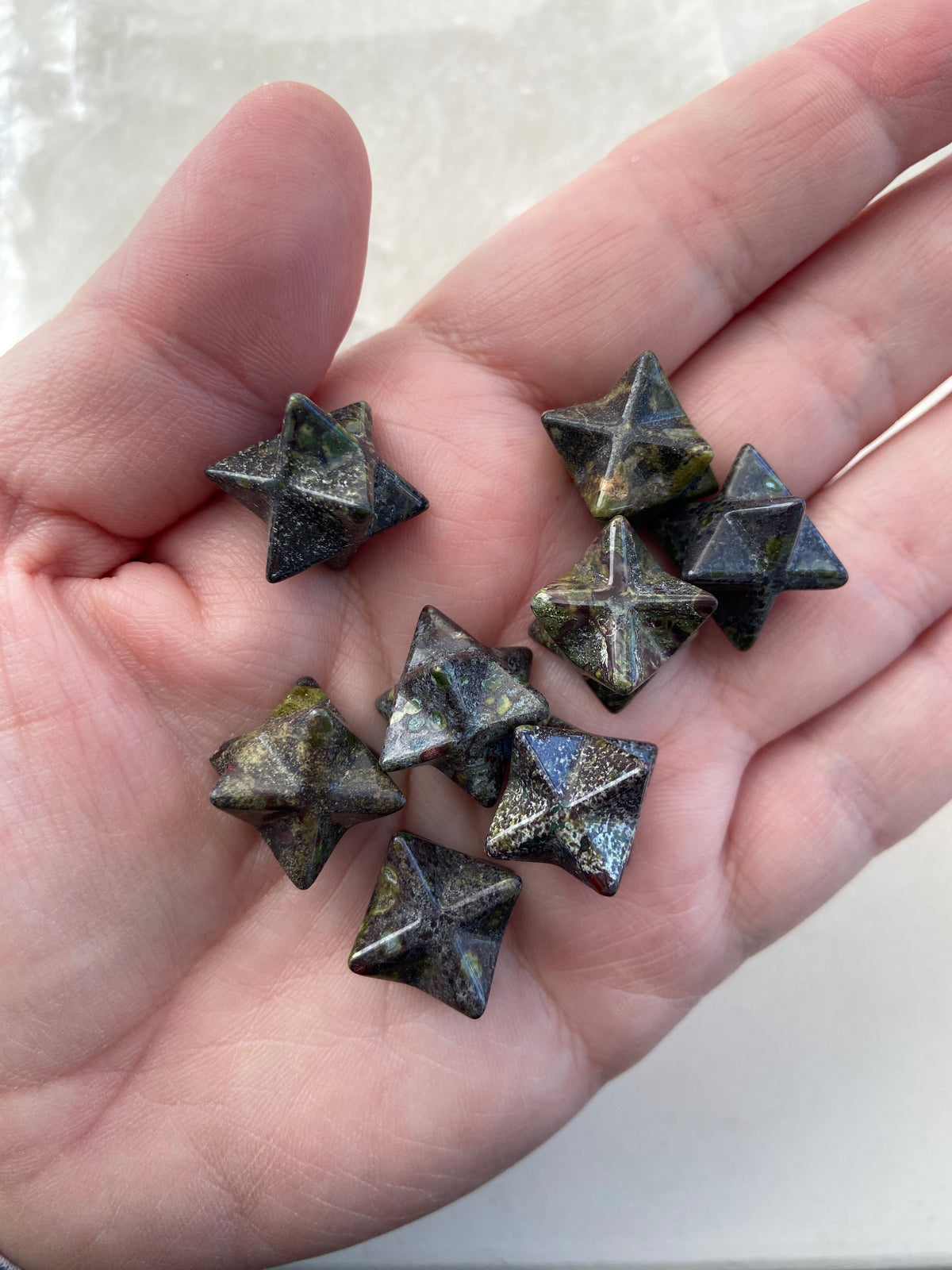 Jaspis Drageblod merkaba