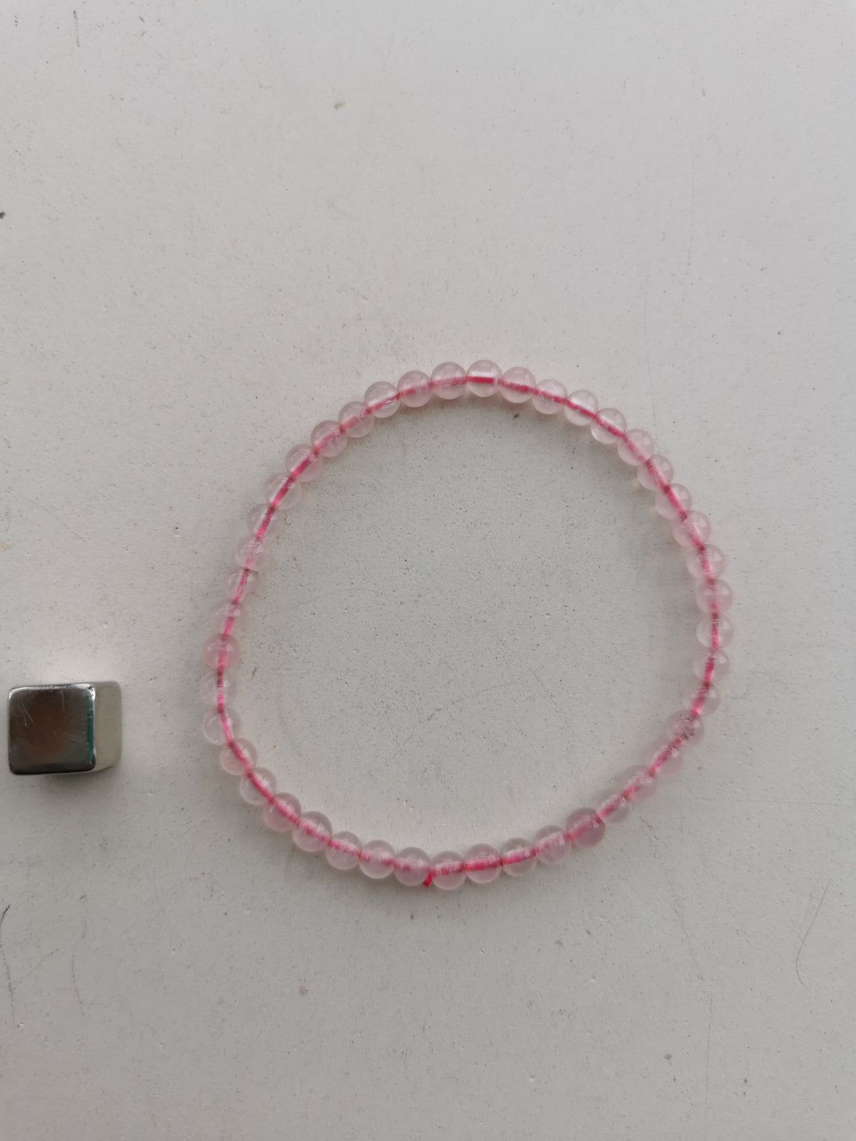 Armbånd Rosakvarts