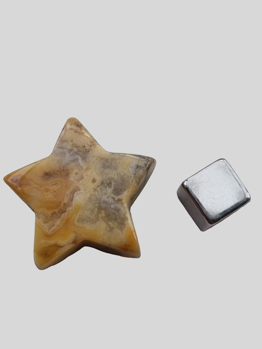 Agat crazy lace stjerne