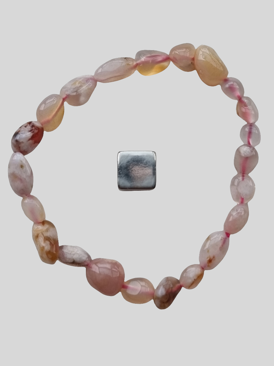 Armbånd Agat Blomst