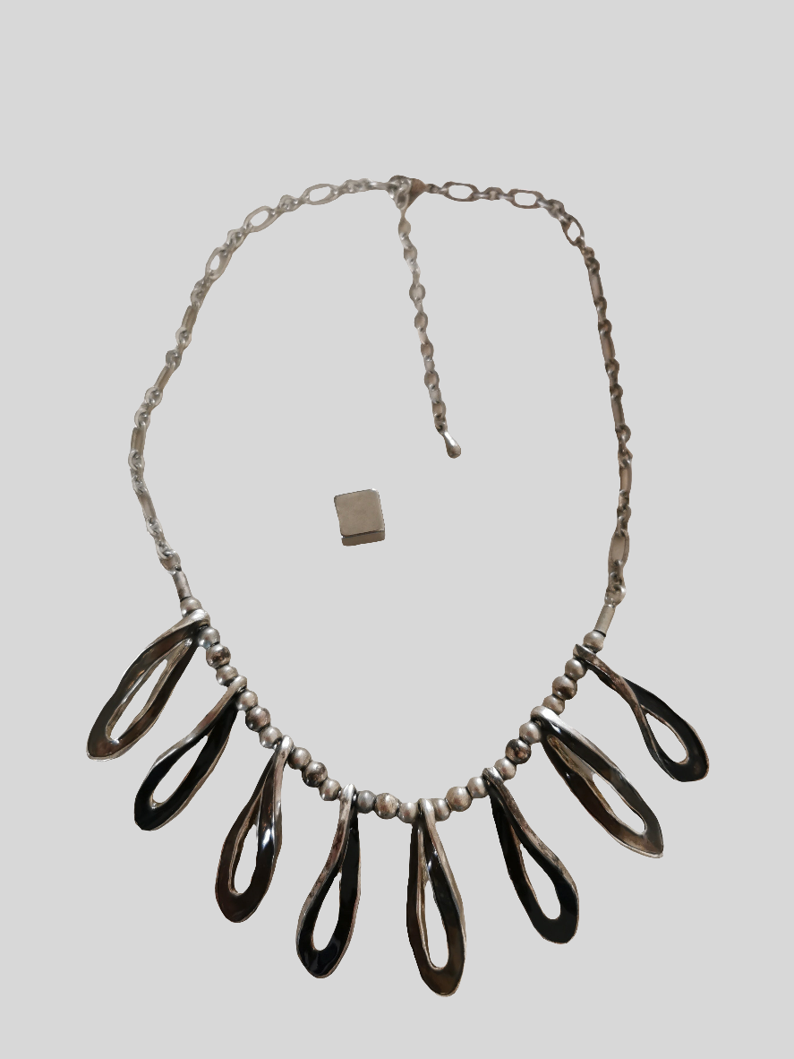 Sølv halskæde 38+6 cm