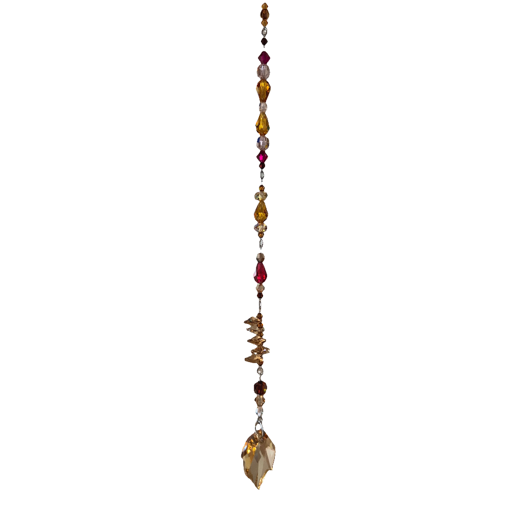Prisme Aurora ægte Swarovski® krystaller De 4 årstider "Efterår" 22 cm lang