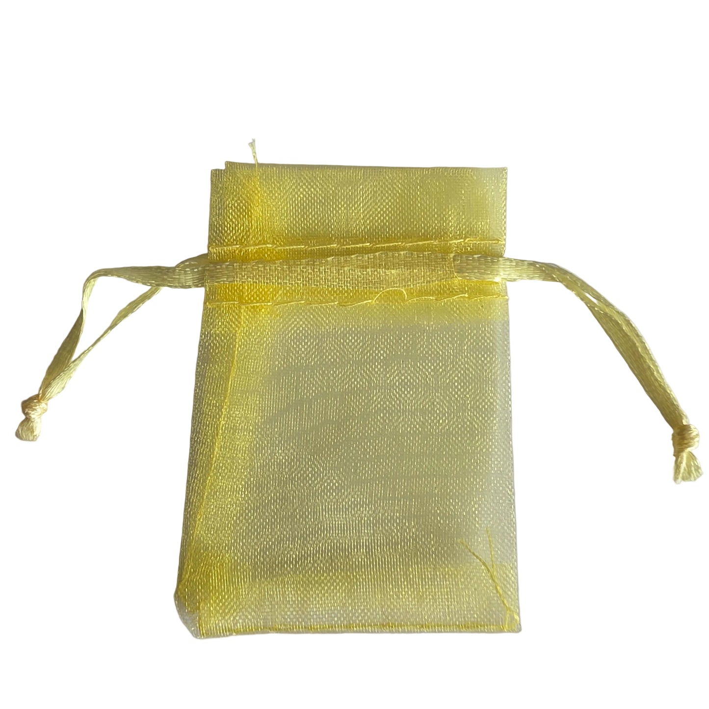 Pose organza gul 5x7 cm