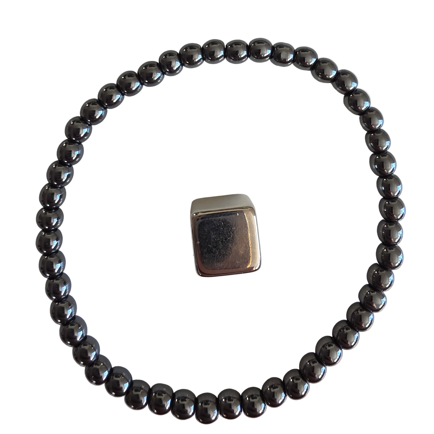 Armbånd Hæmatit 4mm