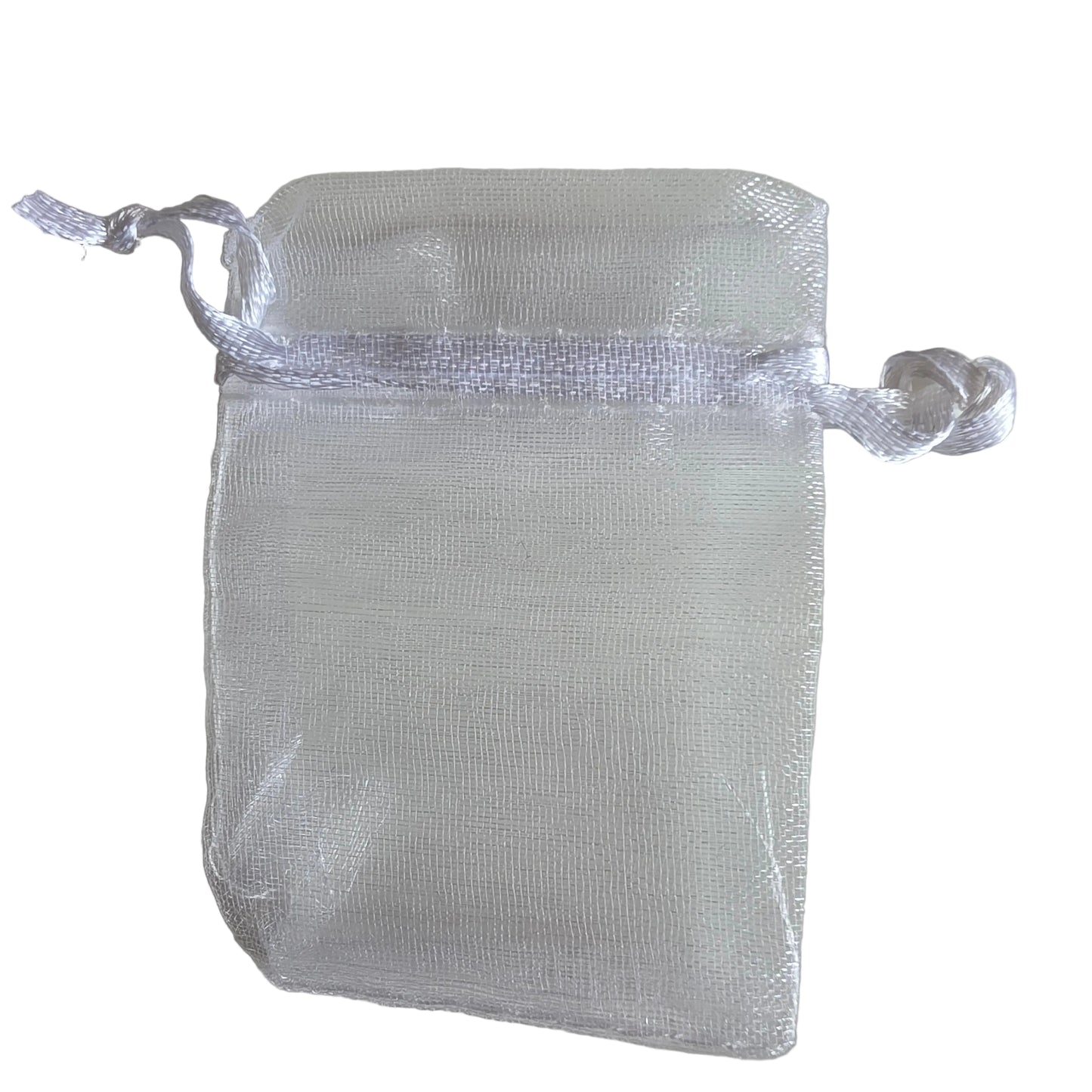 Pose organza hvid 5x7 cm