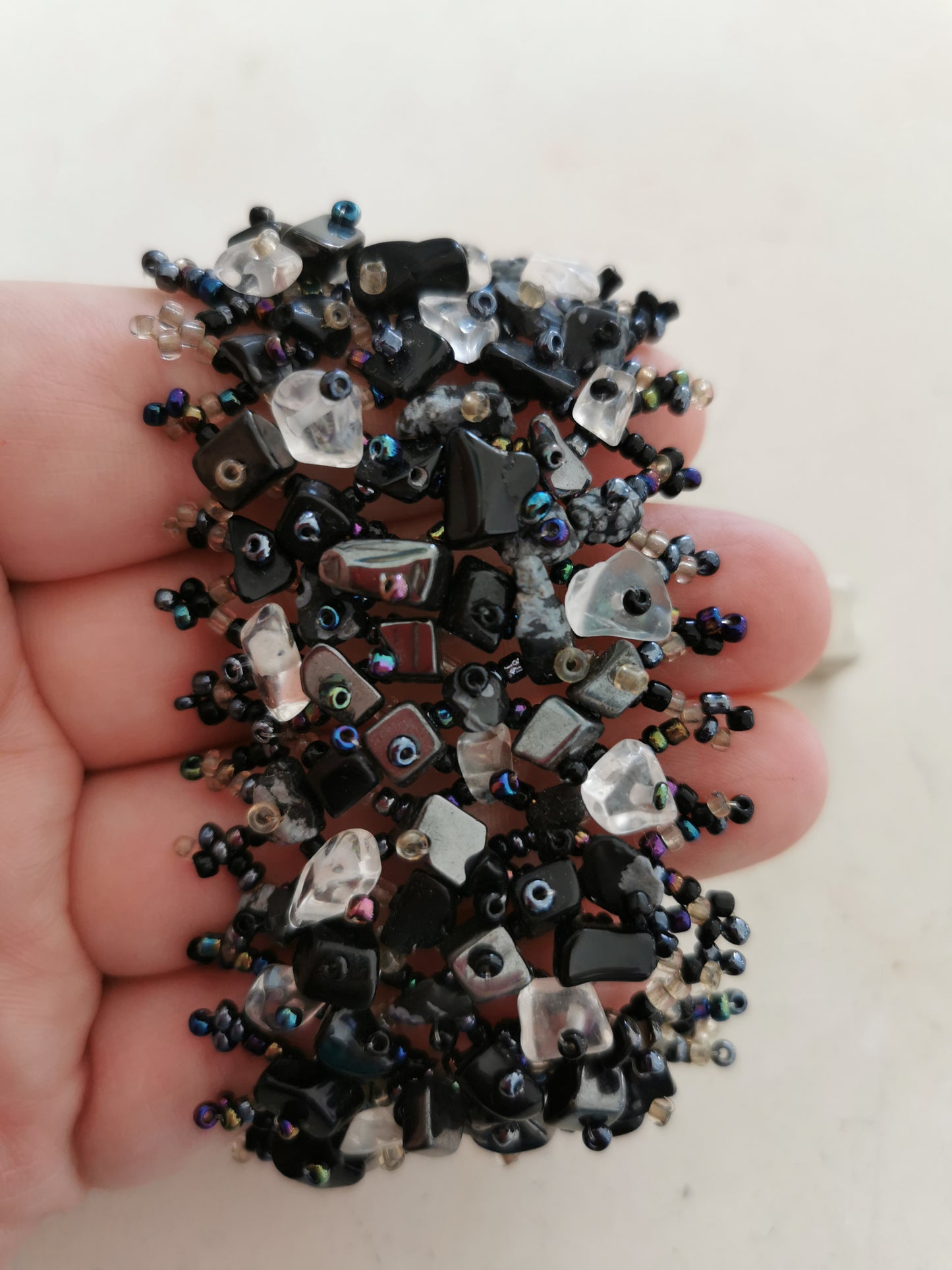 Krystal armbånd 19-20 cm