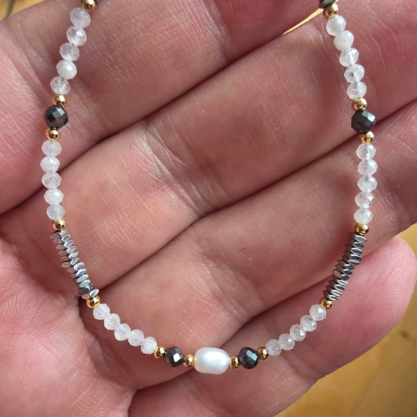 Armbånd Månesten