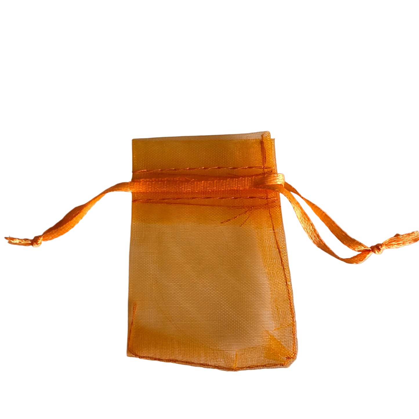 Pose organza orange 5x7 cm