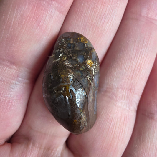 Opal perlehøne vedhæng