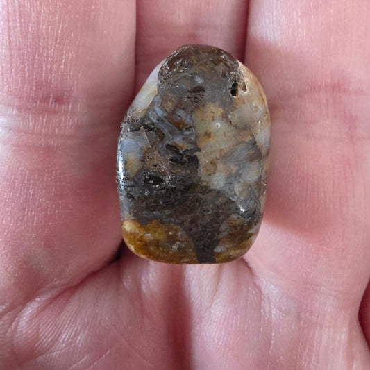 Opal perlehøne vedhæng