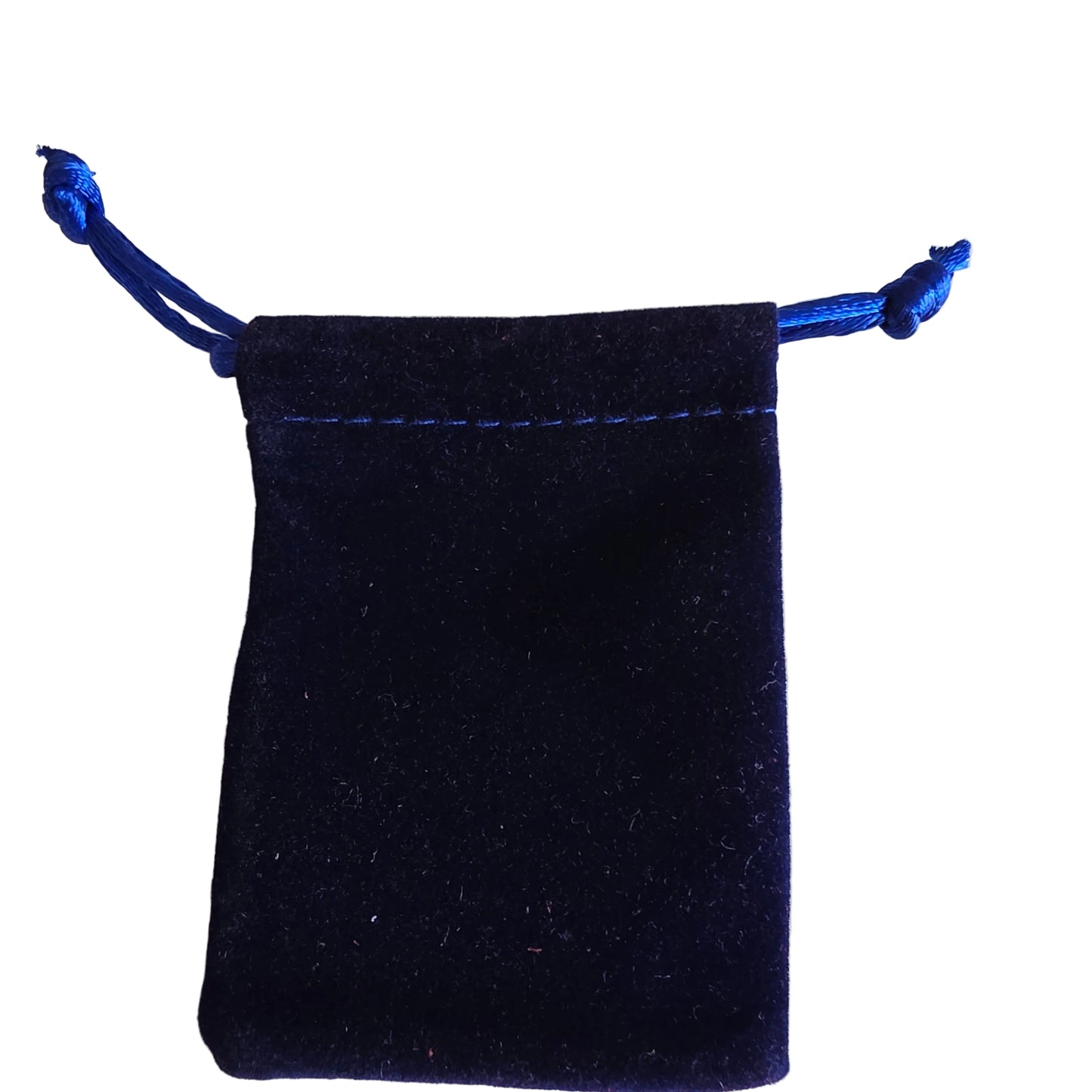 Pose blå velour 5x7 cm