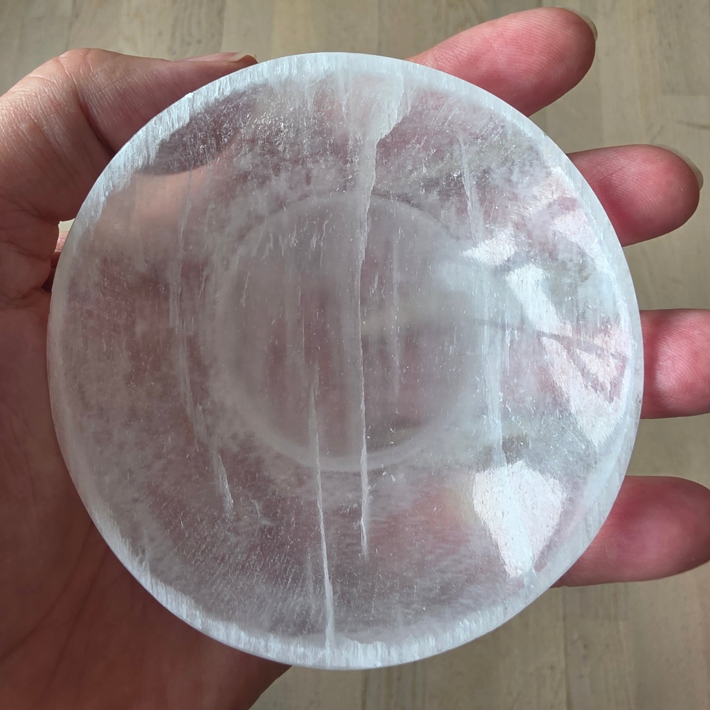 Selenit skål 9,5 cm i diameter