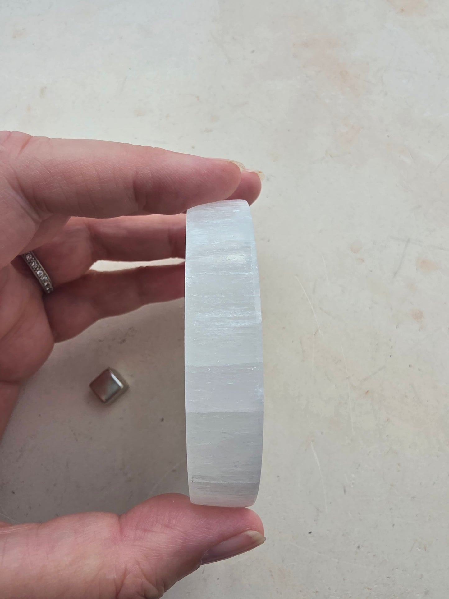 Selenit plade flower of life