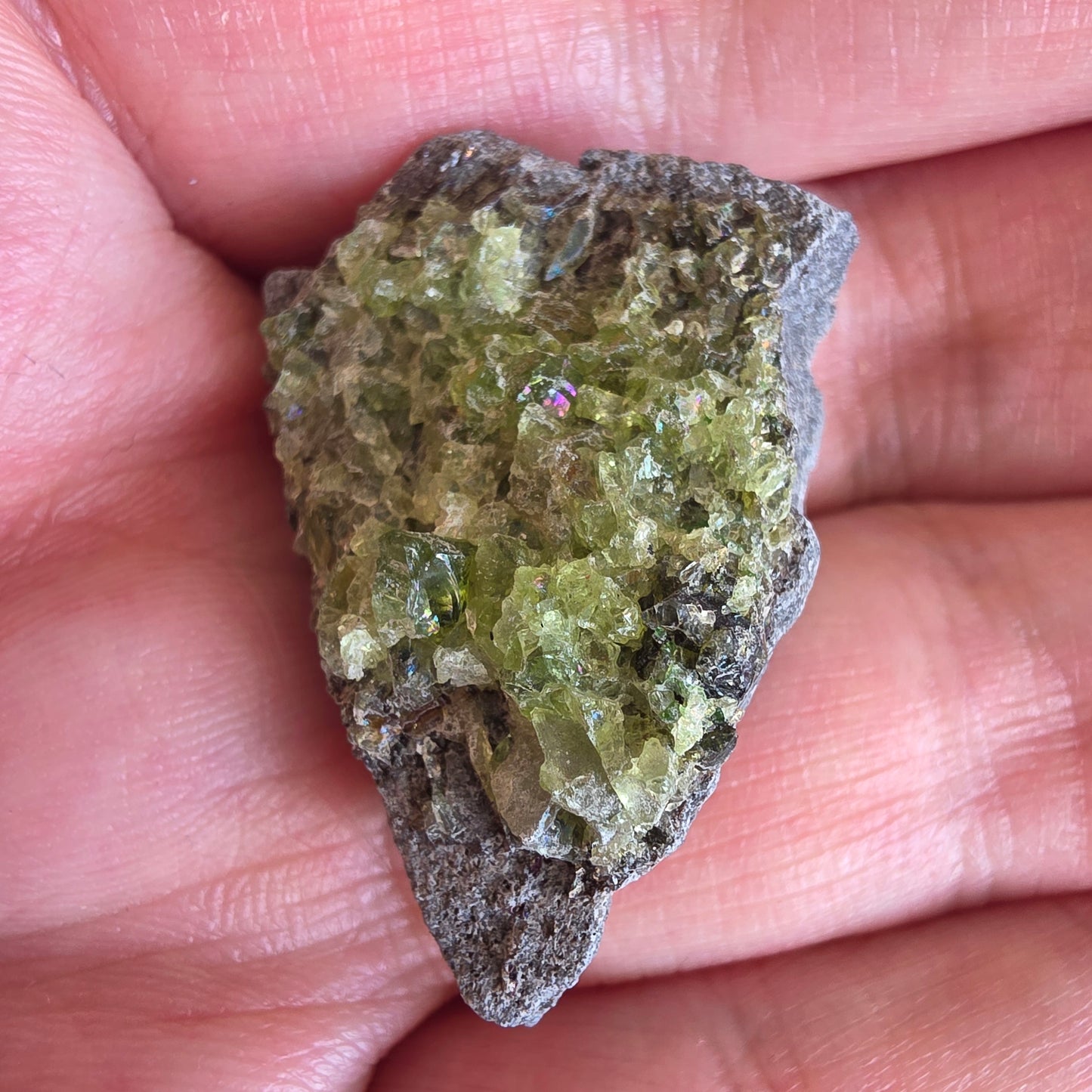 Chrysolit Peridot rå