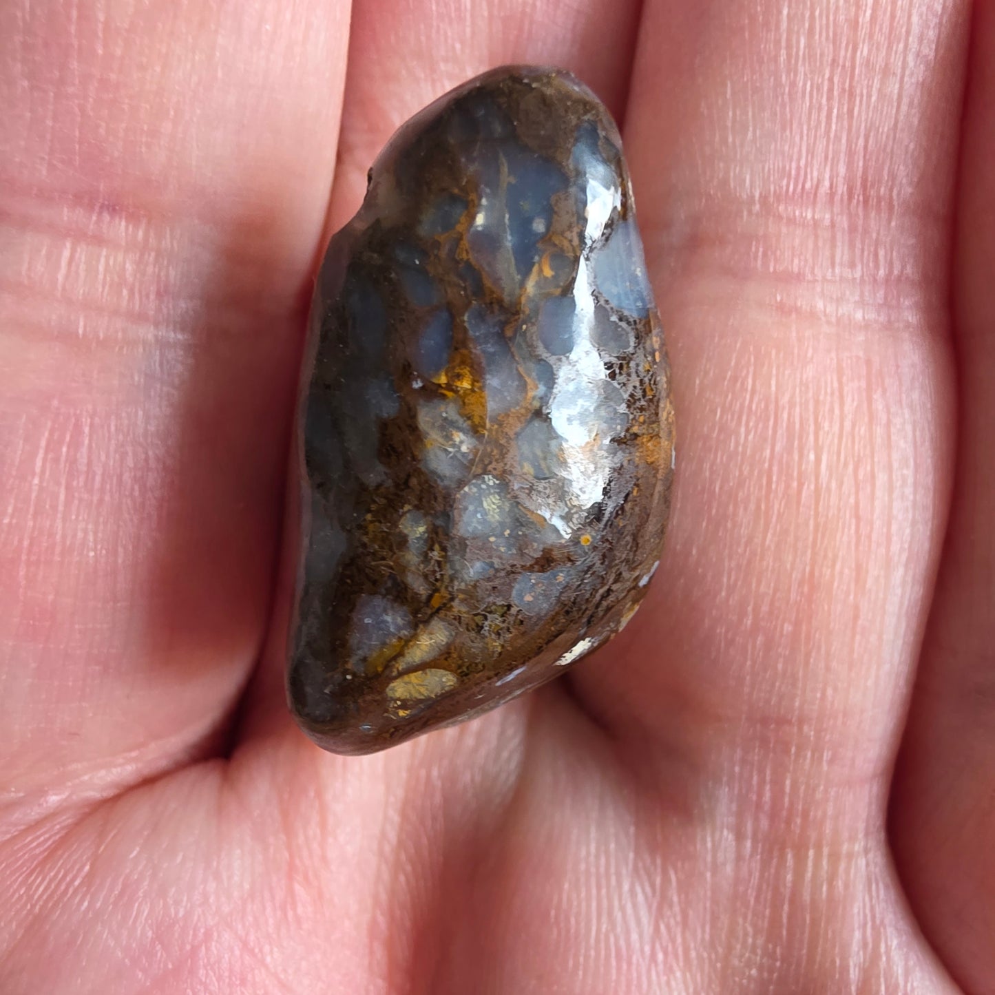 Opal perlehøne vedhæng