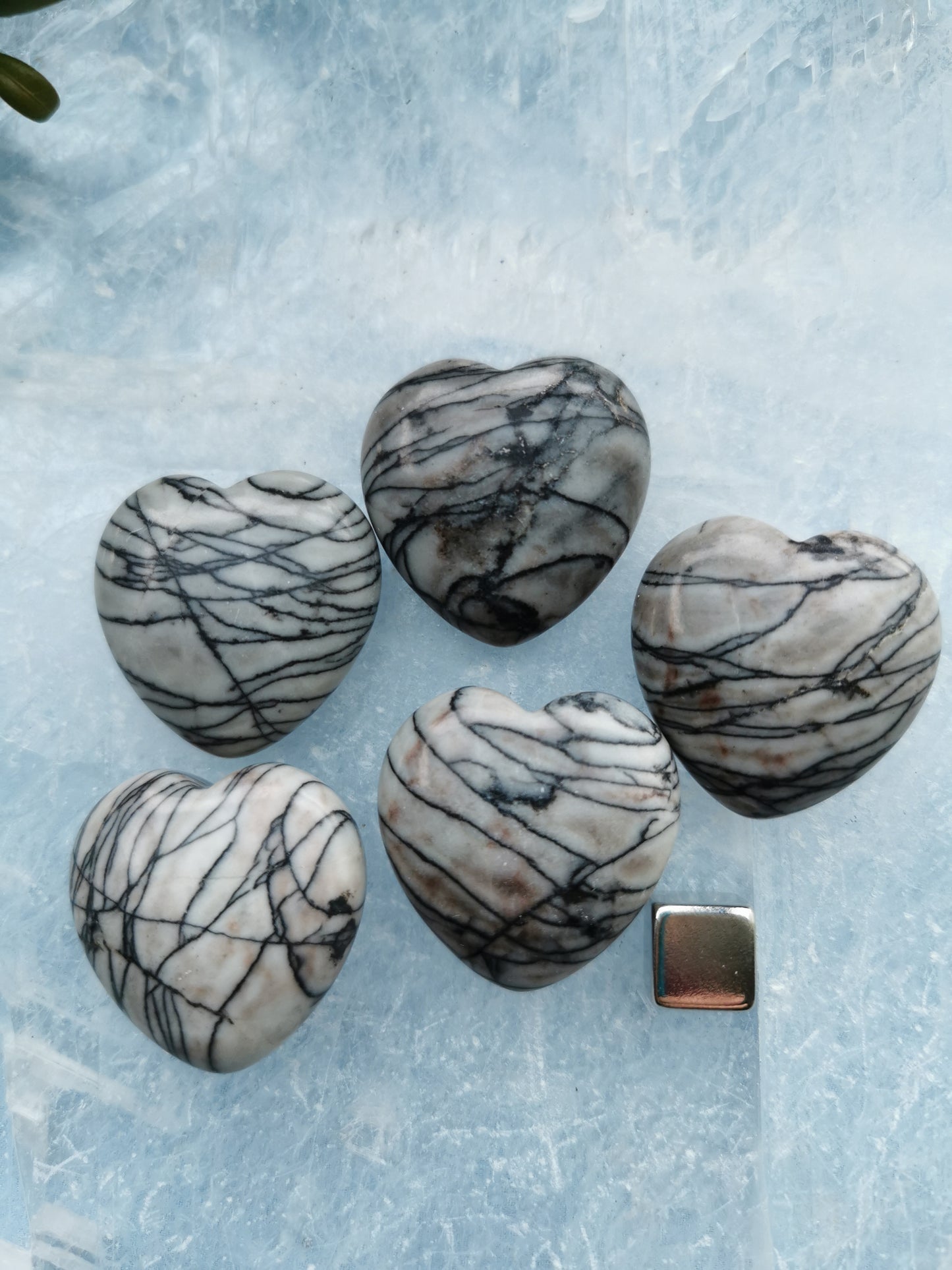 Jaspis Spindelvæv Hjerte