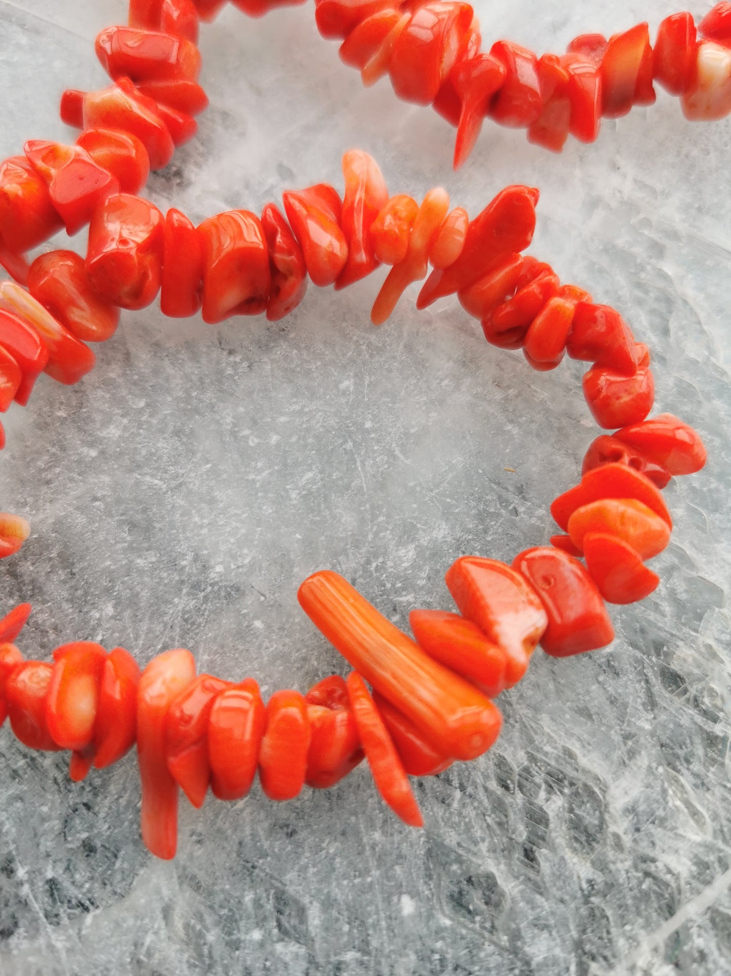 Koral Rød farvet armbånd