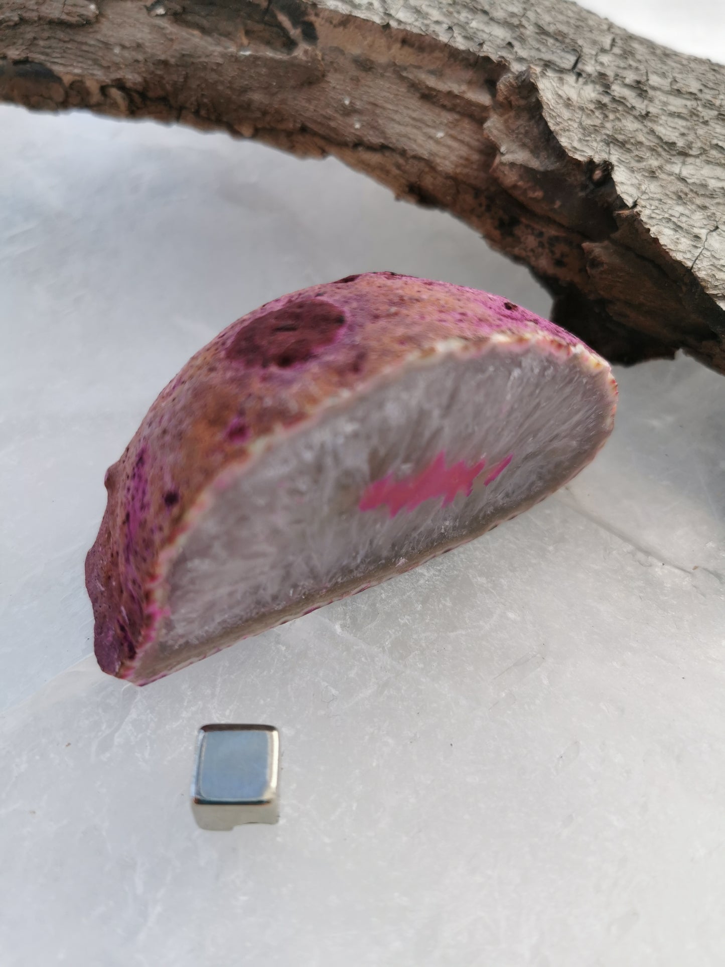Agat Geode Pink