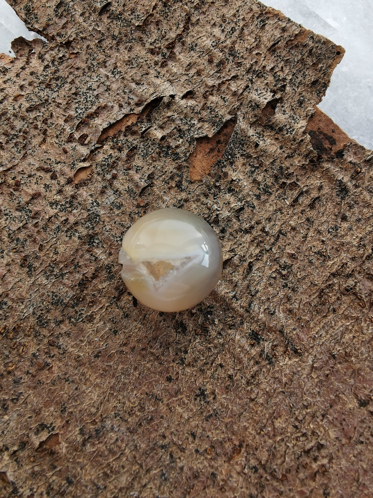 Agat Geode Kugle