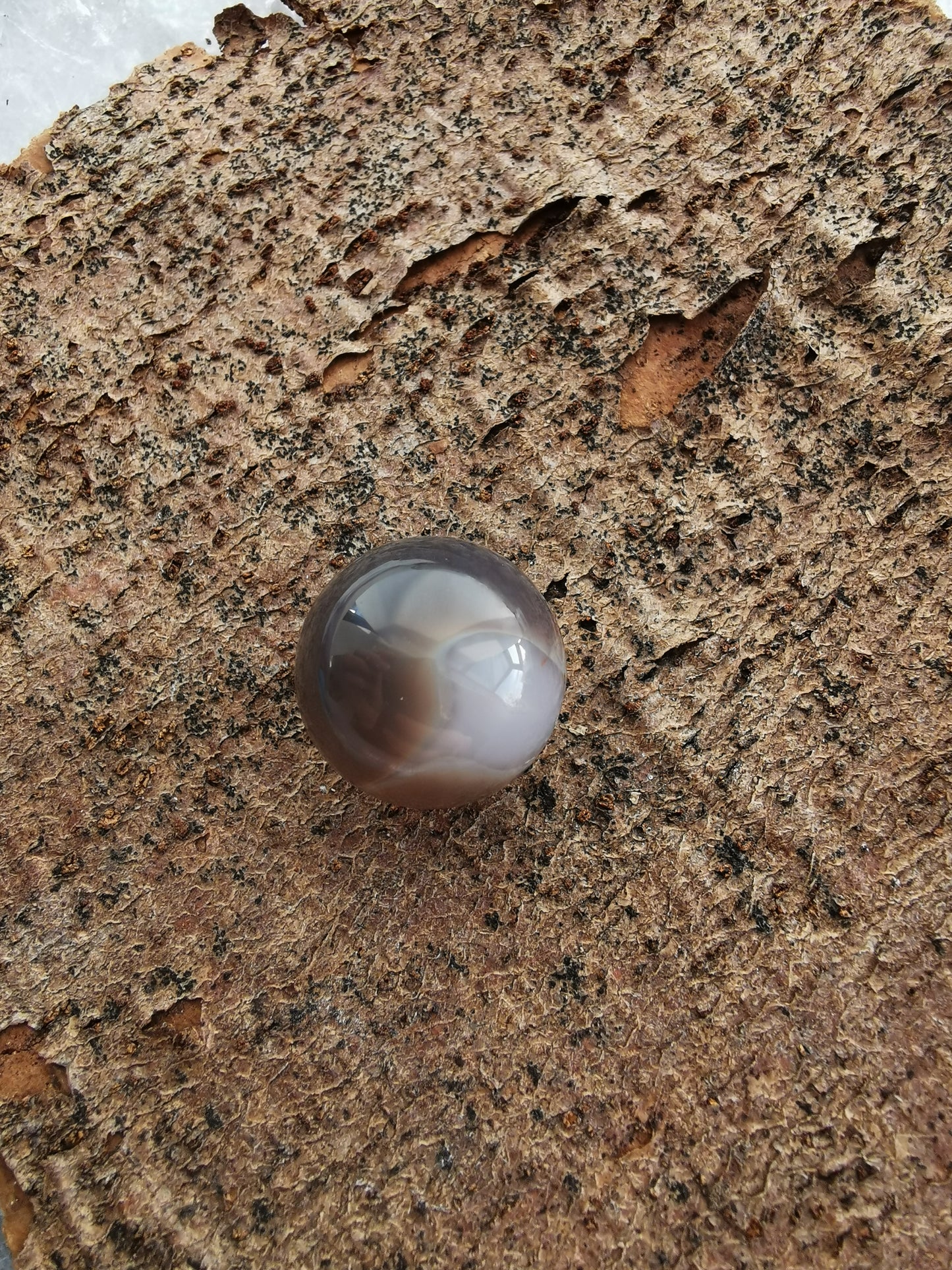 Agat Geode Kugle