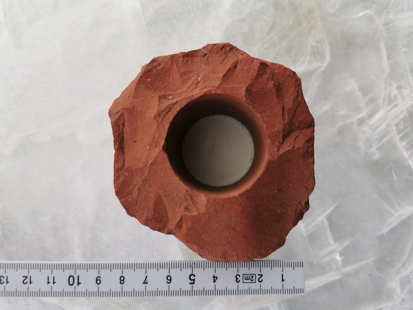 Jaspis Rød lysestage