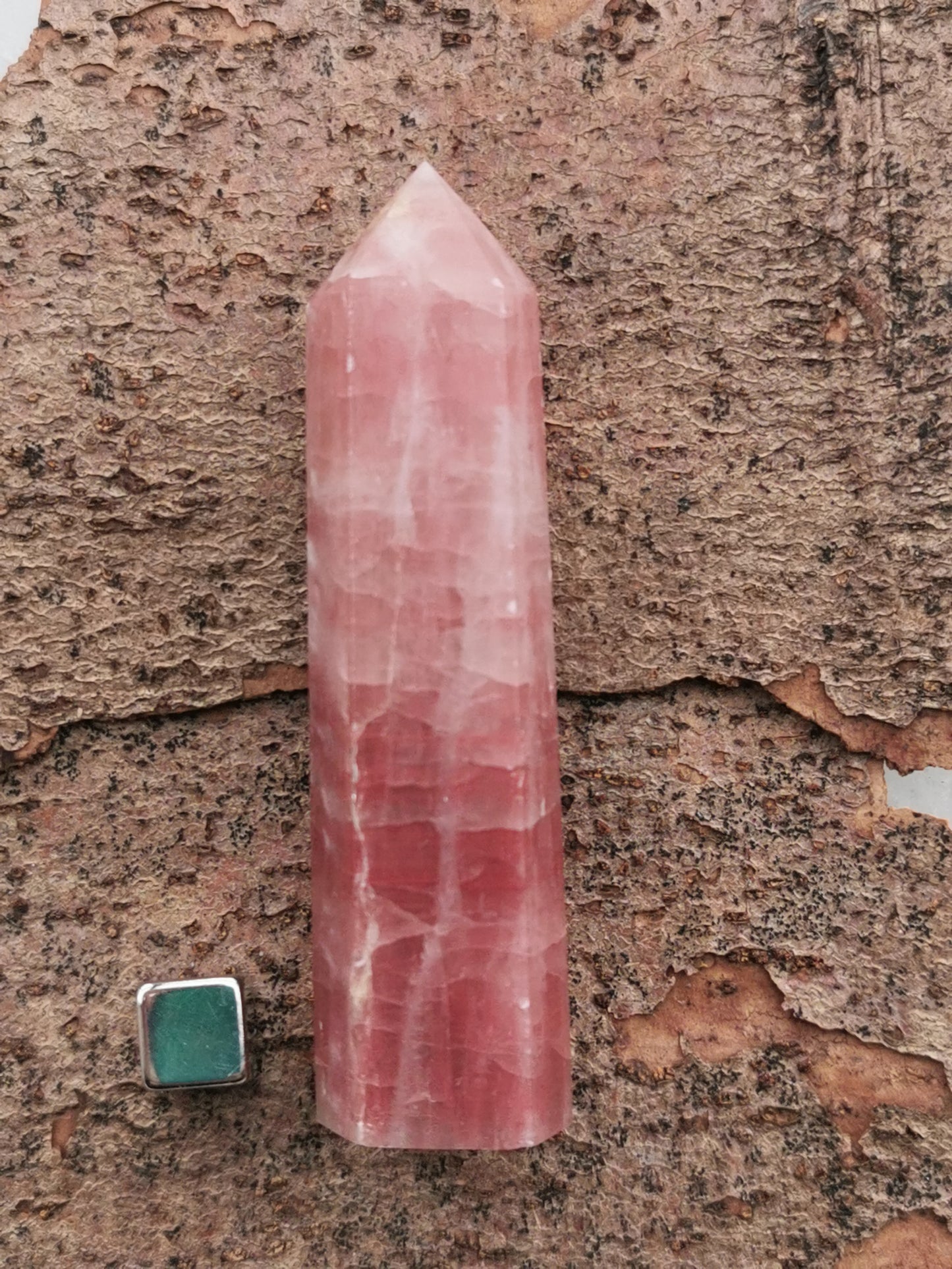 Calcit Pink Caribien Spids