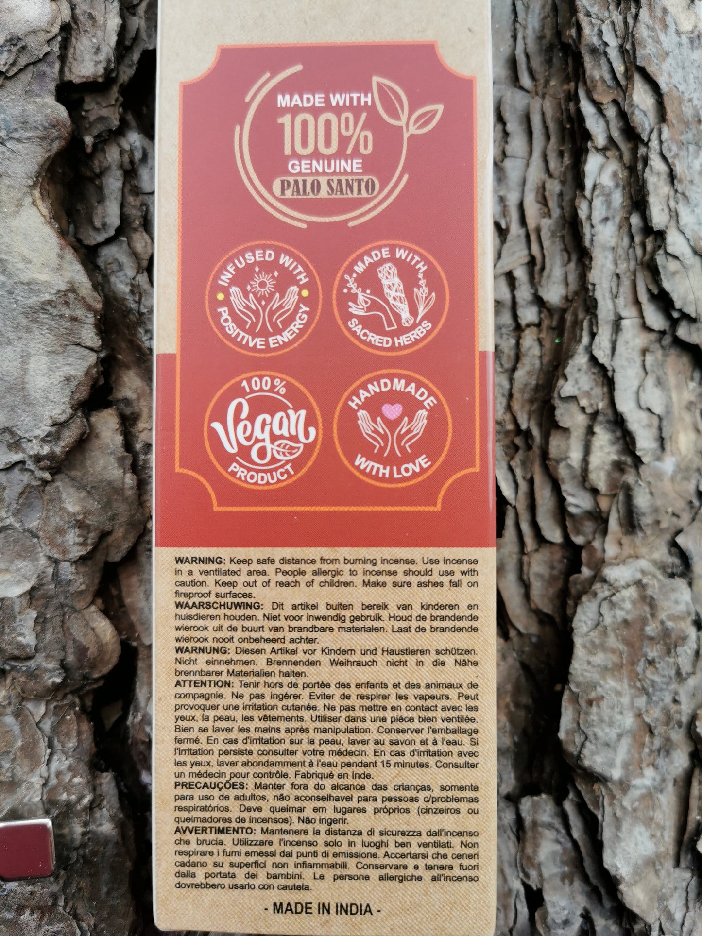 Røgelsespinde - Native Soul Incense - Palo Santo & Dragons Blood