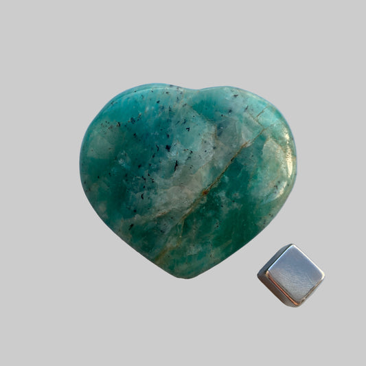 Amazonit Hjerte flad