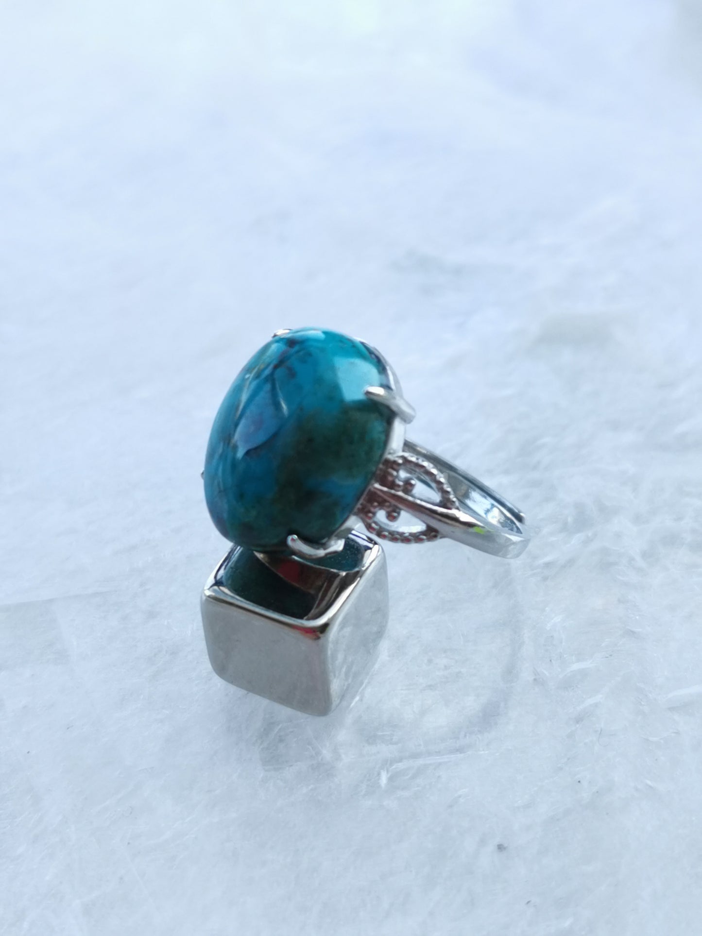 Chrysocolla/Malakit ring