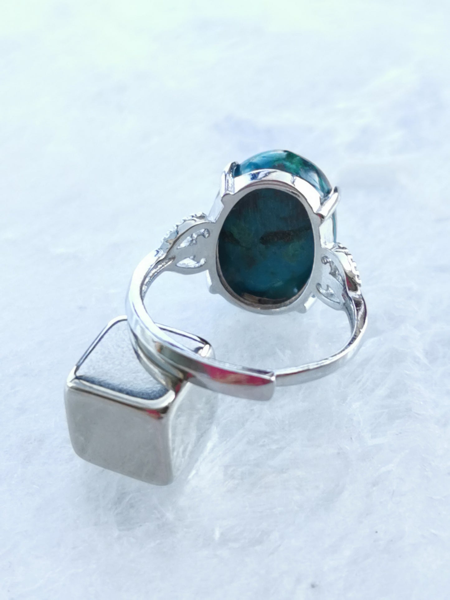 Chrysocolla/Malakit ring