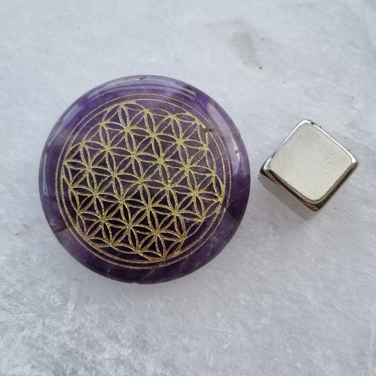 Ametyst flower of life