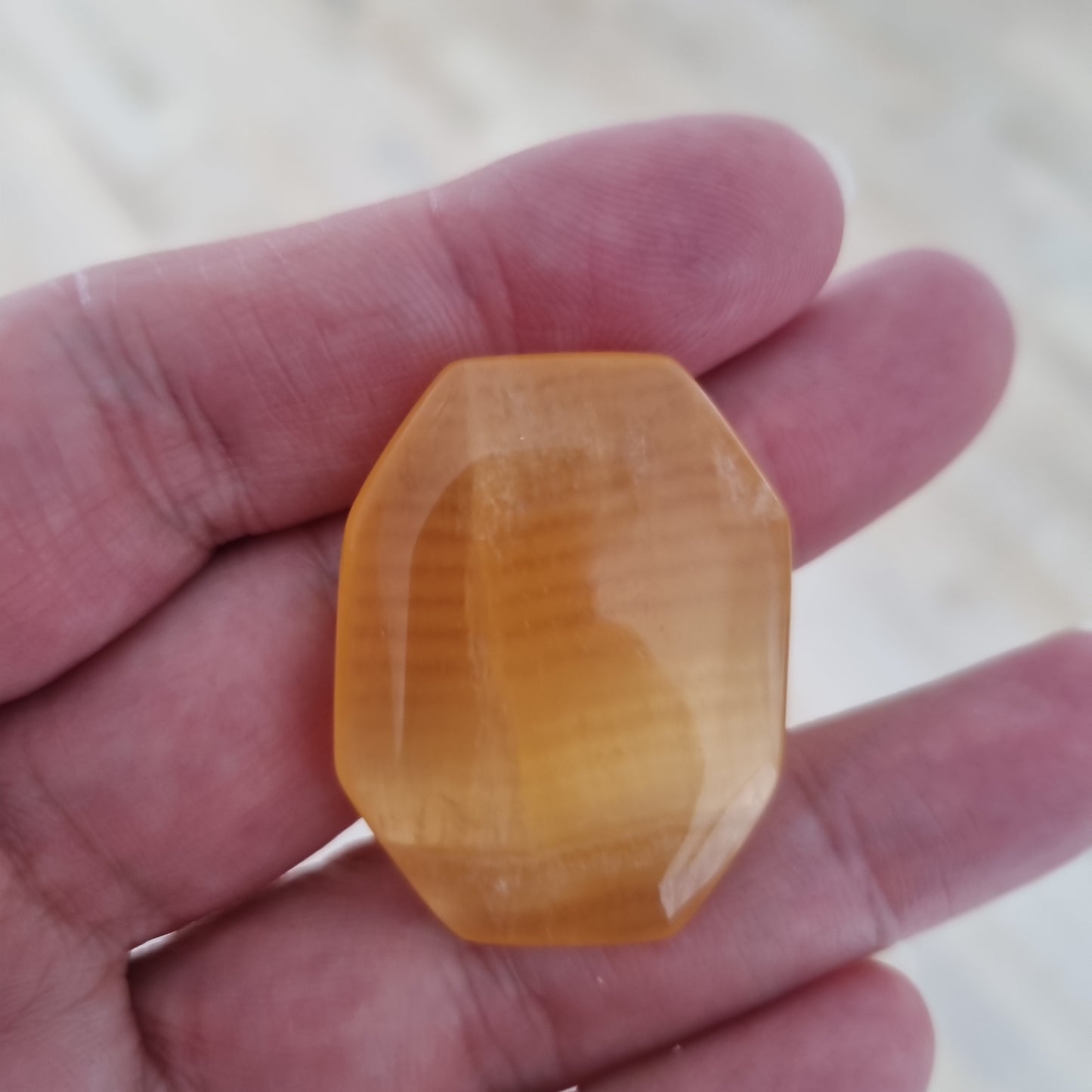 Calcite Gold Faceted