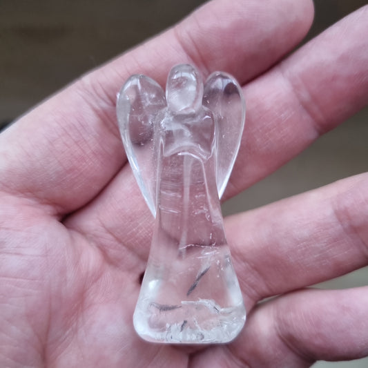 Smoky quartz angel - 5.5 cm