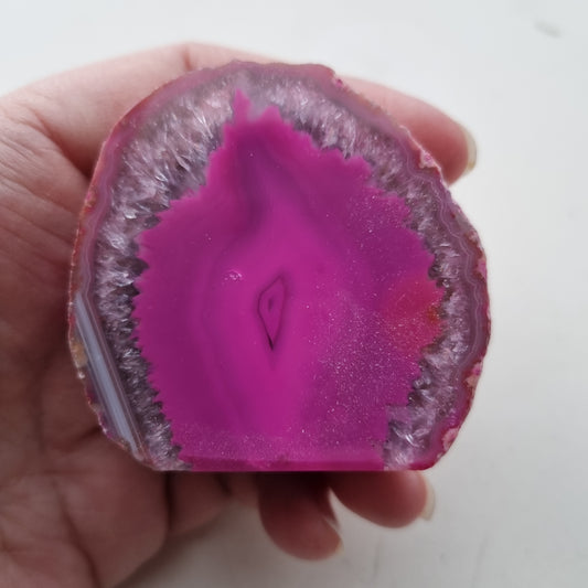 Agate Geode Pink
